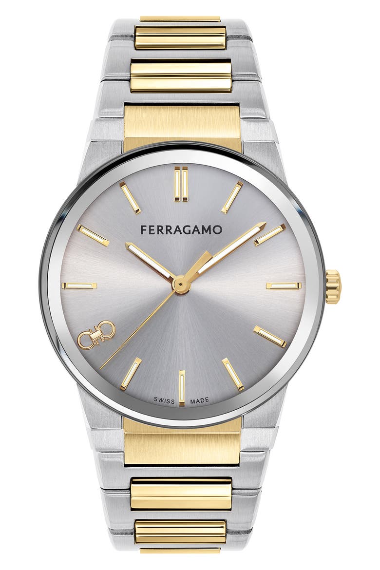 Infinity Sapphire Bracelet Watch, 41mm, Main, color, TWO TONE