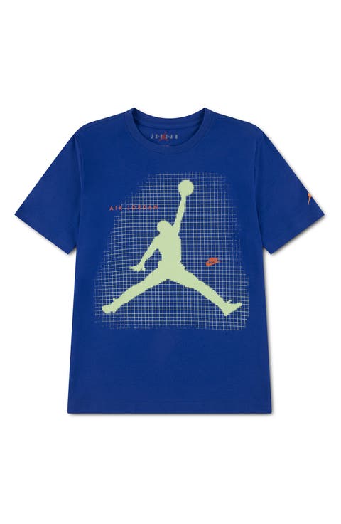 Kids' Jumpman Grid Blur T-Shirt