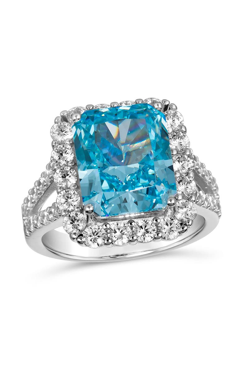 Anna Zuckerman Serenity Aquamarine Cocktail Ring, Main, color, Aquamarine Crystalline