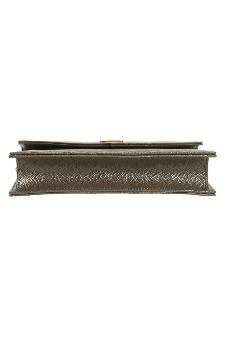 Monogram Quilted Leather Wallet on a Chain, Alternate, color, PEBBLE