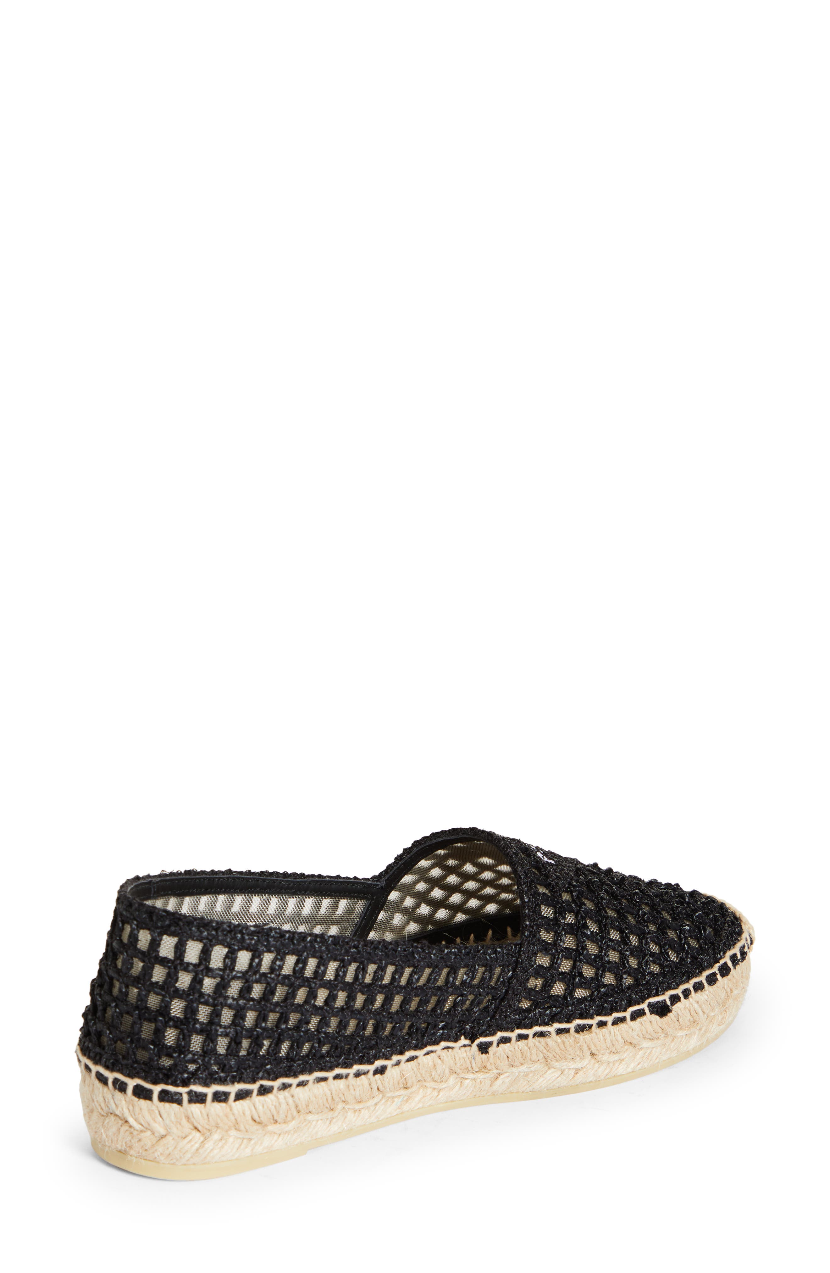 Prada Raffia Espadrille Flat, Alternate, color, 