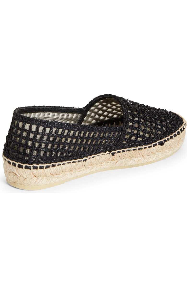 Prada Raffia Espadrille Flat, Alternate, color,