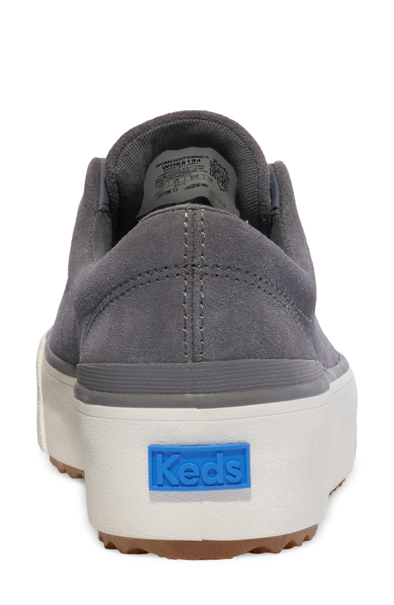 Keds<sup
®</sup
 Remi Platform Sneaker, Alternate, color, Dark Grey Suede