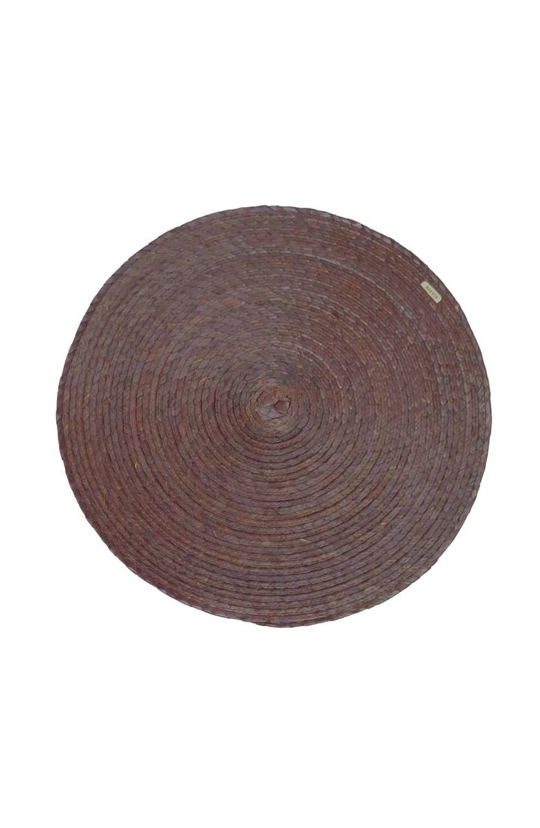 Makaua Palm Placemat Set of 4, Alternate, color, Cafe