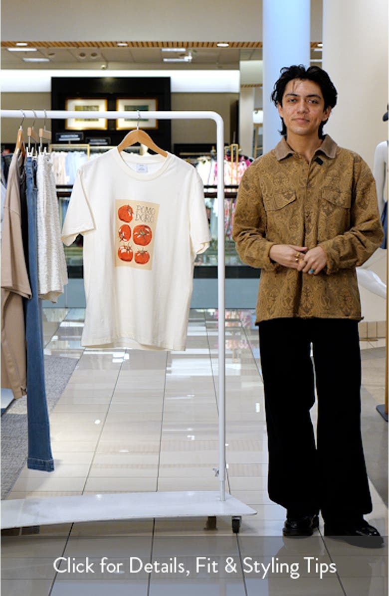 Pomodoro Regular Fit Graphic T-Shirt, sales video thumbnail