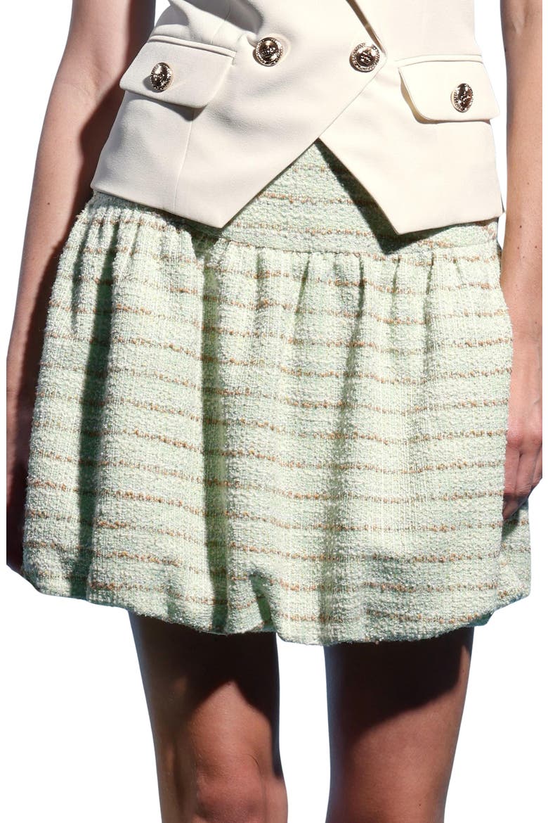 Tia Tweed Bubble Miniskirt, Main, color, CABO TWEED