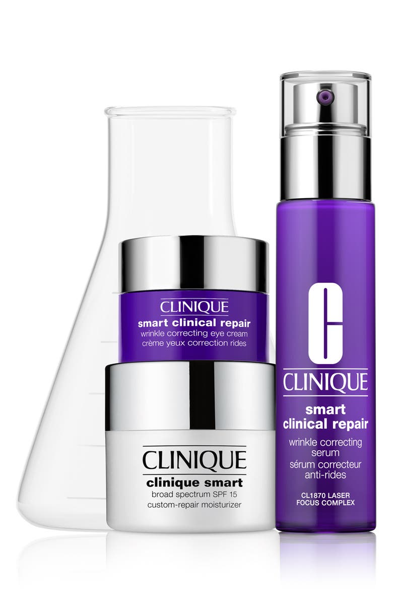 Clinique Smooth & Renew Lab Skin Care Set USD $103.50 Value, Alternate, color, 