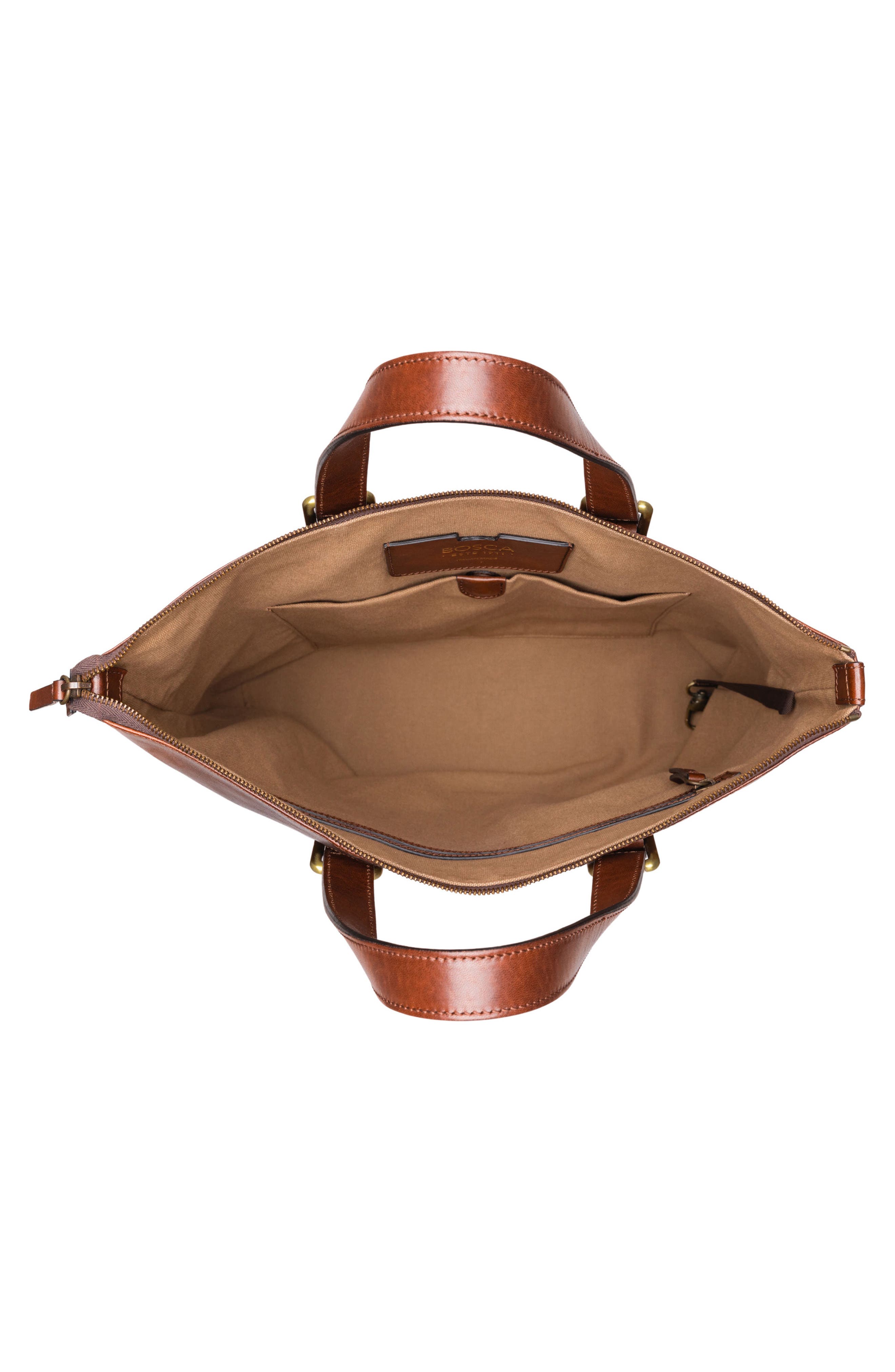Bosca Brenta Leather Tote, Alternate, color, 