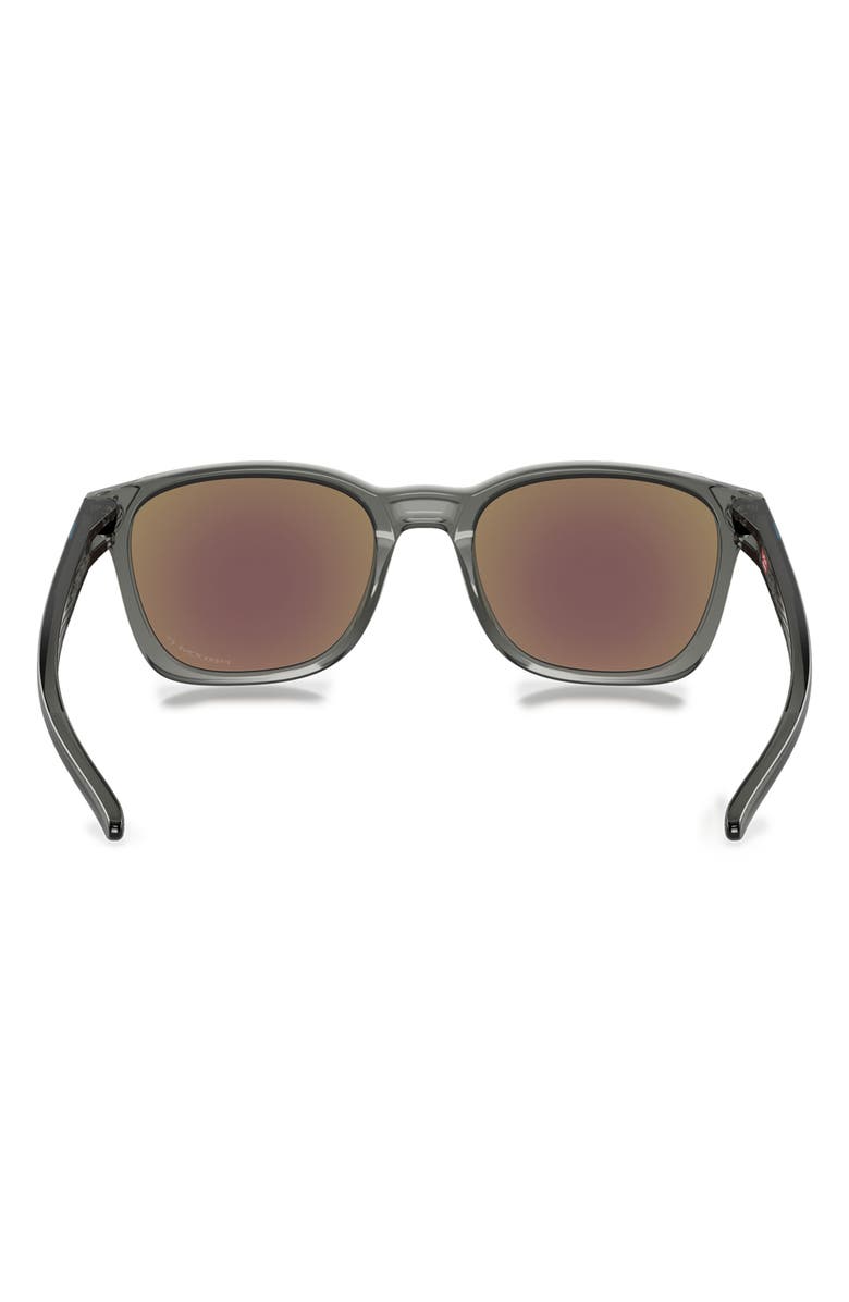 Oakley Ojector 55mm Prizm<sup>™</sup> Polarized Irregular Sunglasses, Alternate, color, Grey Smoke