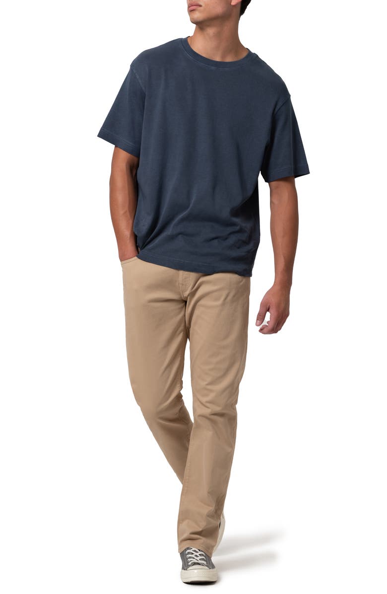 Mavi Jeans Zach Straight Leg 5-Pocket Cotton Stretch Twill Pants, Alternate, color, Cashew Twill