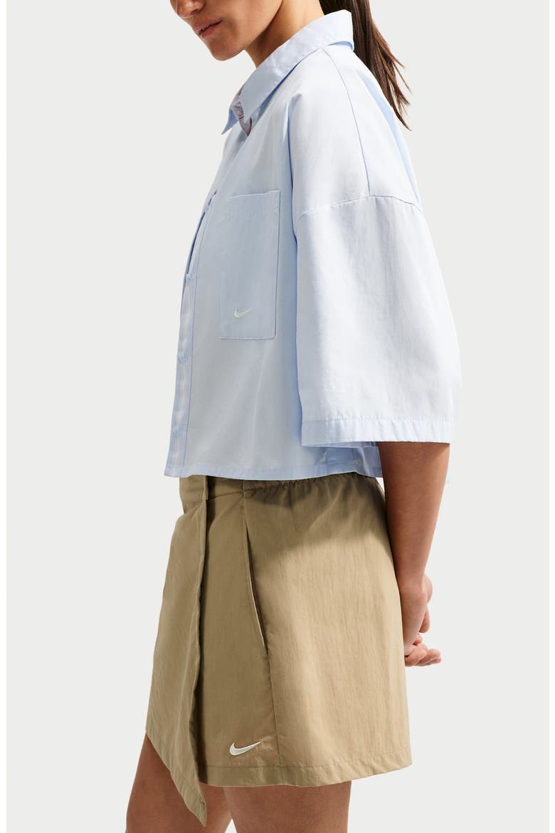Sportswear Mid Rise Skort, Alternate, color, PARACHUTE BEIGE/ SAIL