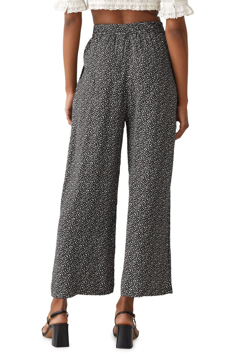 & Other Stories Ditsy Floral Wide Leg Trousers, Alternate, color, 