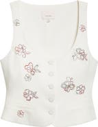 Cinq à Sept Blooming Beaded Vest