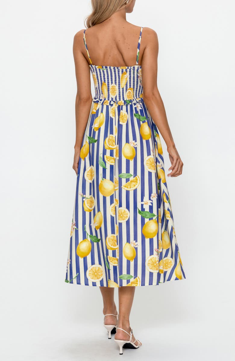 PS By Cupshe Smocked Sleeveless Midi Dress, Alternate, color,