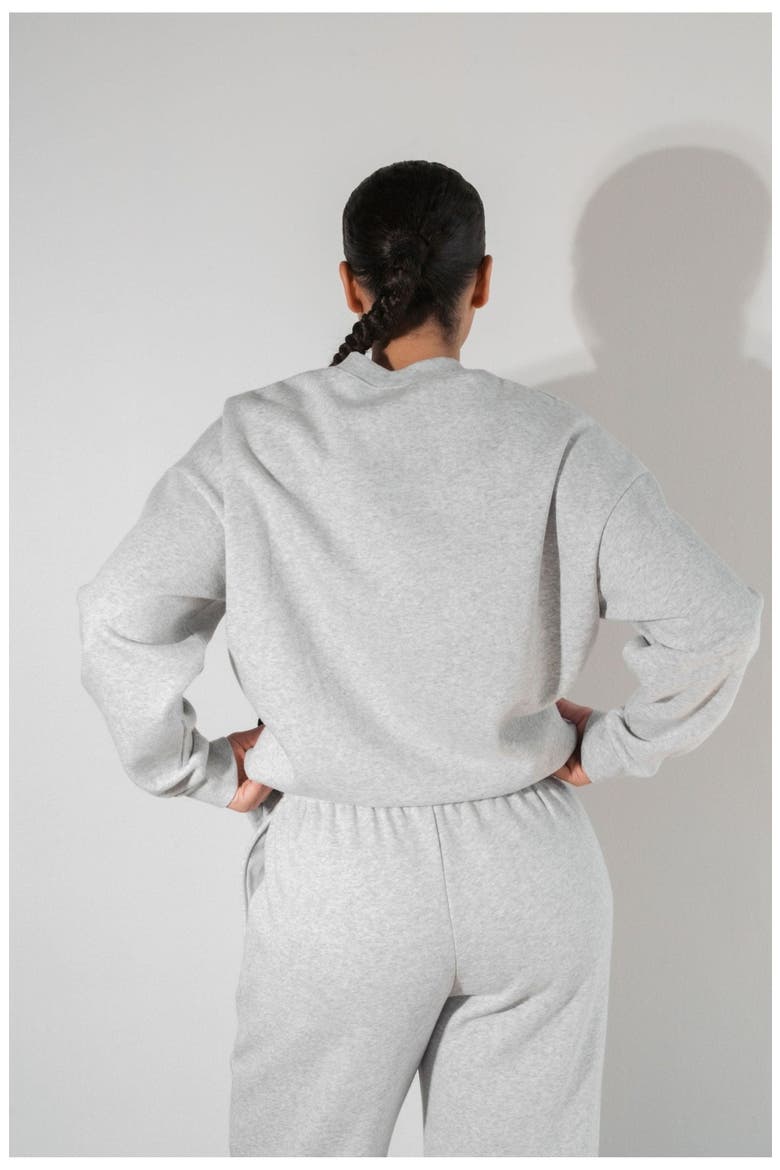 Cozy Uni Crew, Alternate, color, Stone Marl