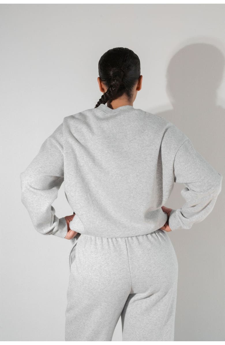 Vitality Cozy Uni Crew, Alternate, color, Stone Marl