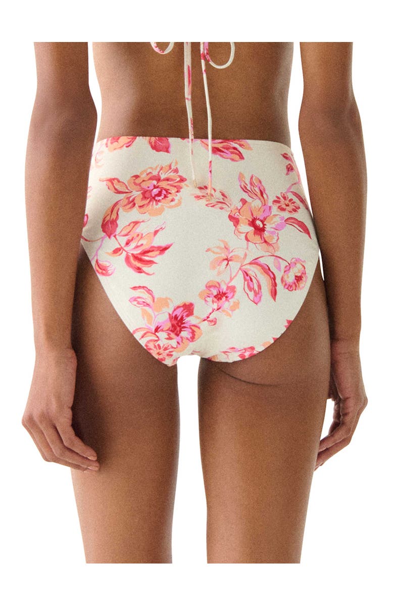 Kate Spade New York Floral Toile High Leg Bottom, Alternate, color, Light Cantaloupe