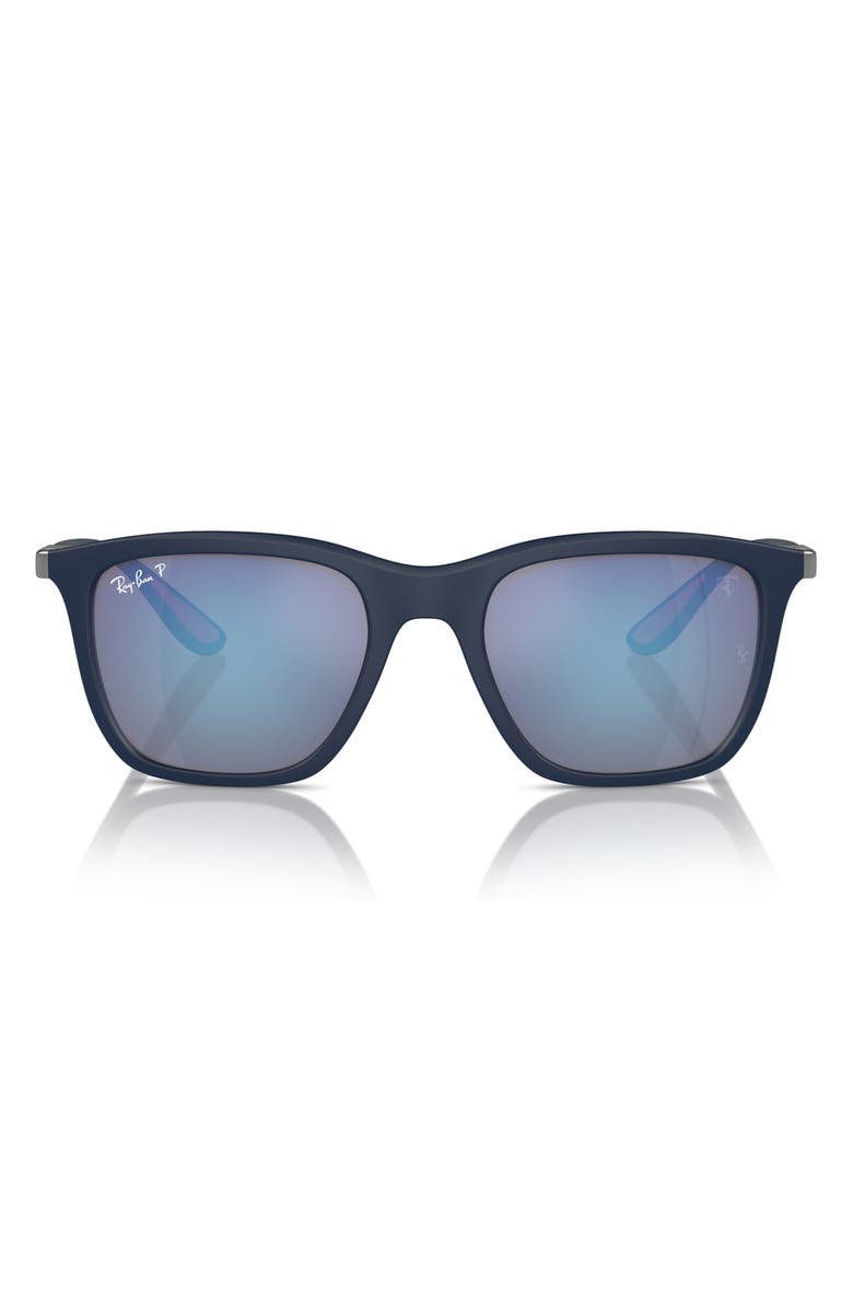 Ray-Ban x Scuderia Ferrari 54mm Polarized Square Sunglasses, Alternate, color, 