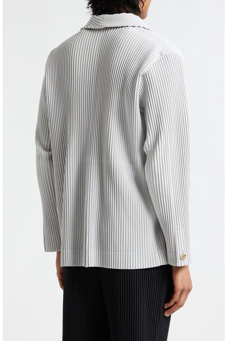 Pleated Blazer, Alternate, color, LIGHT GRAY