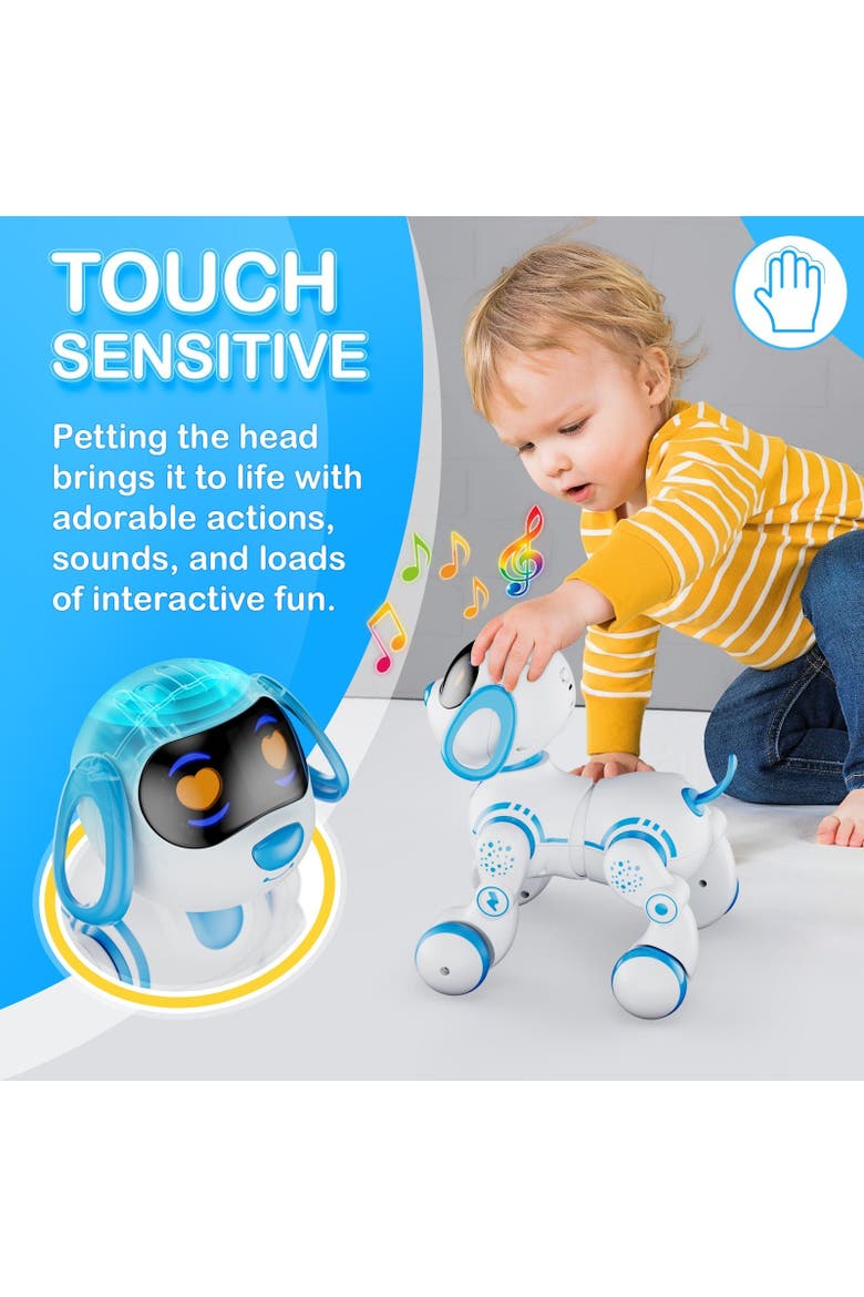 Pet Dog Robot, Alternate, color, Blue