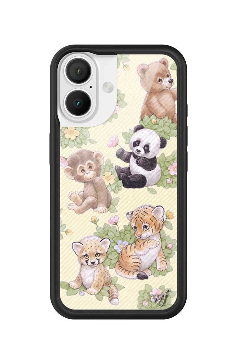Safari Babies iPhone Case, Alternate, color, Yellow