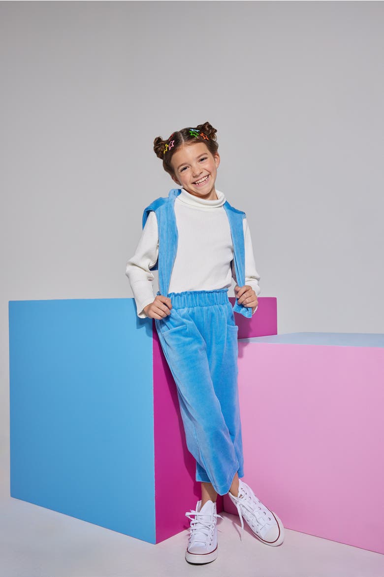 Kids' Ribbed Turtleneck, Alternate, color, Ivory