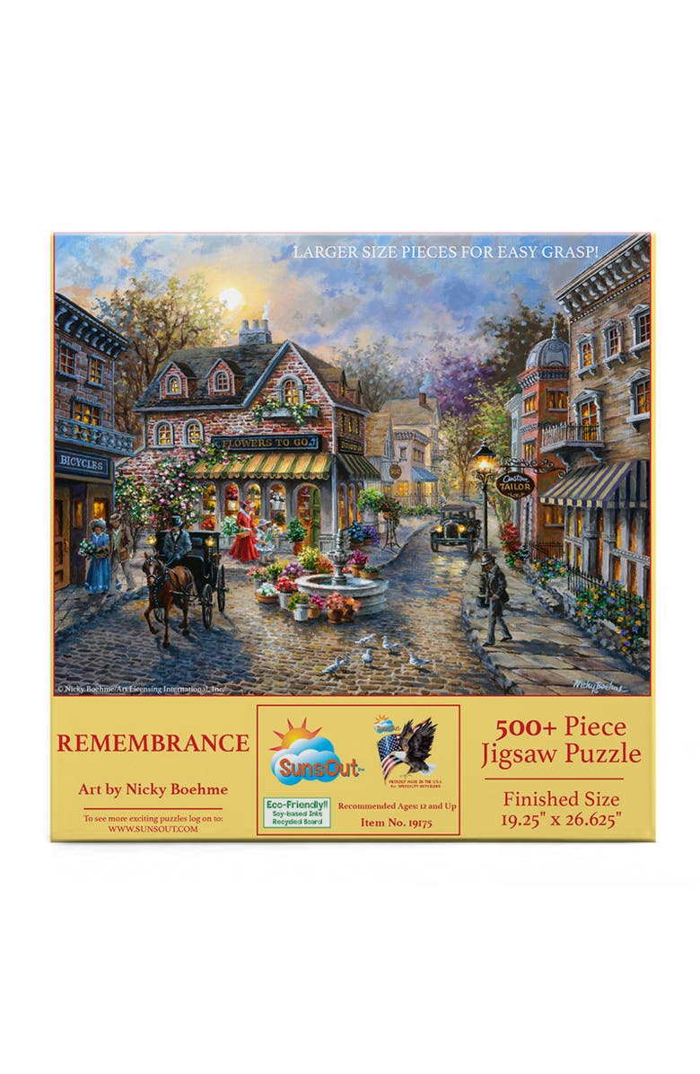 Sunsout Remembrance 500 piece Jigsaw Puzzle for Adults Large Pieces, Alternate, color, Multicolor