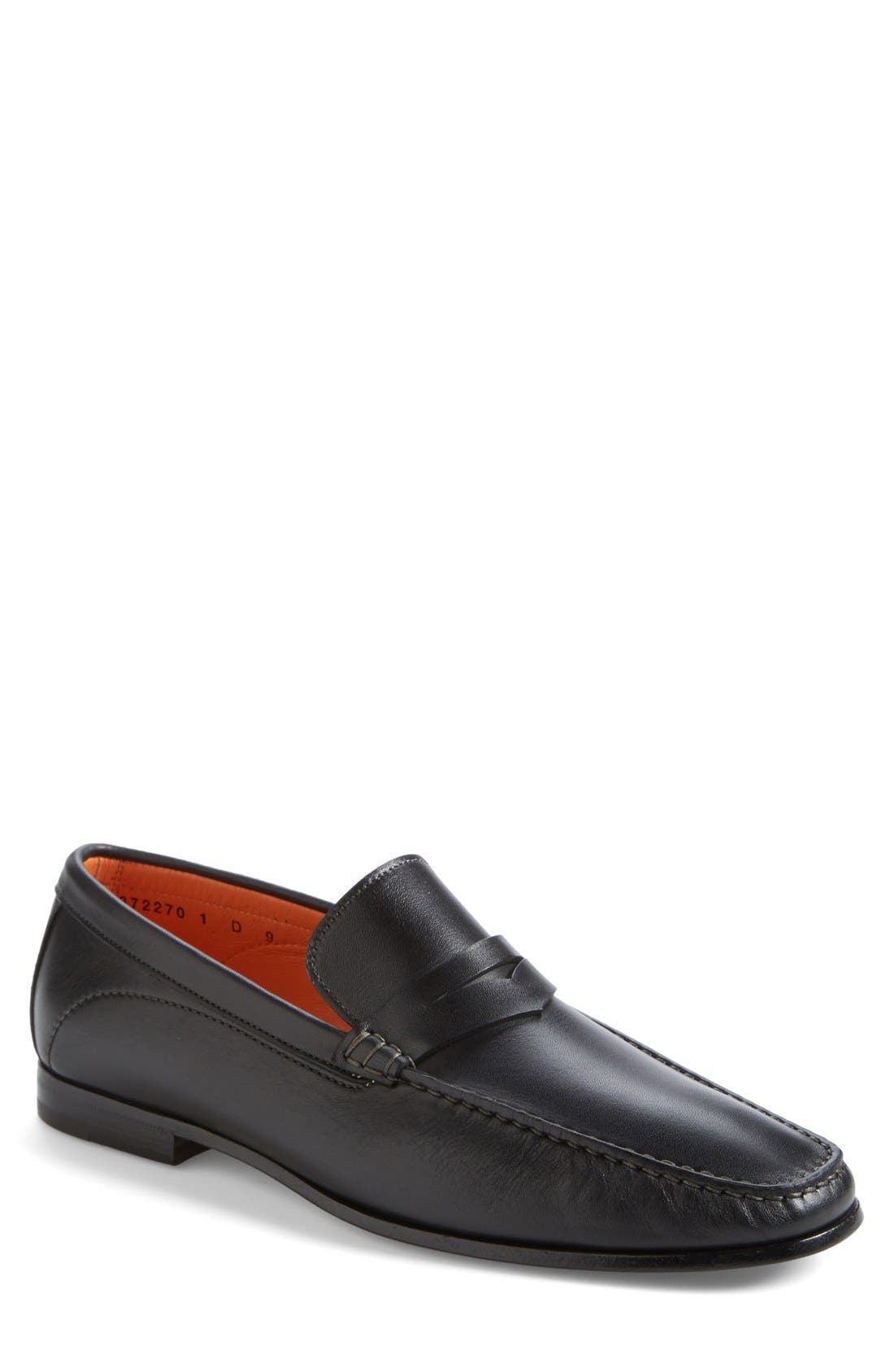 Santoni 'Austin' Penny Loafer, Main, color, 
