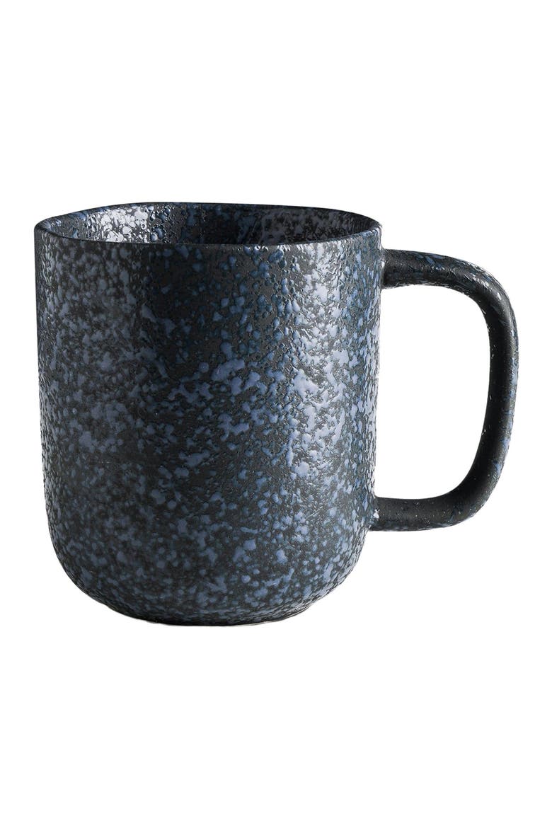 Tom Stoneware 4-Piece Mug Set, Main, color, Gray and Blue