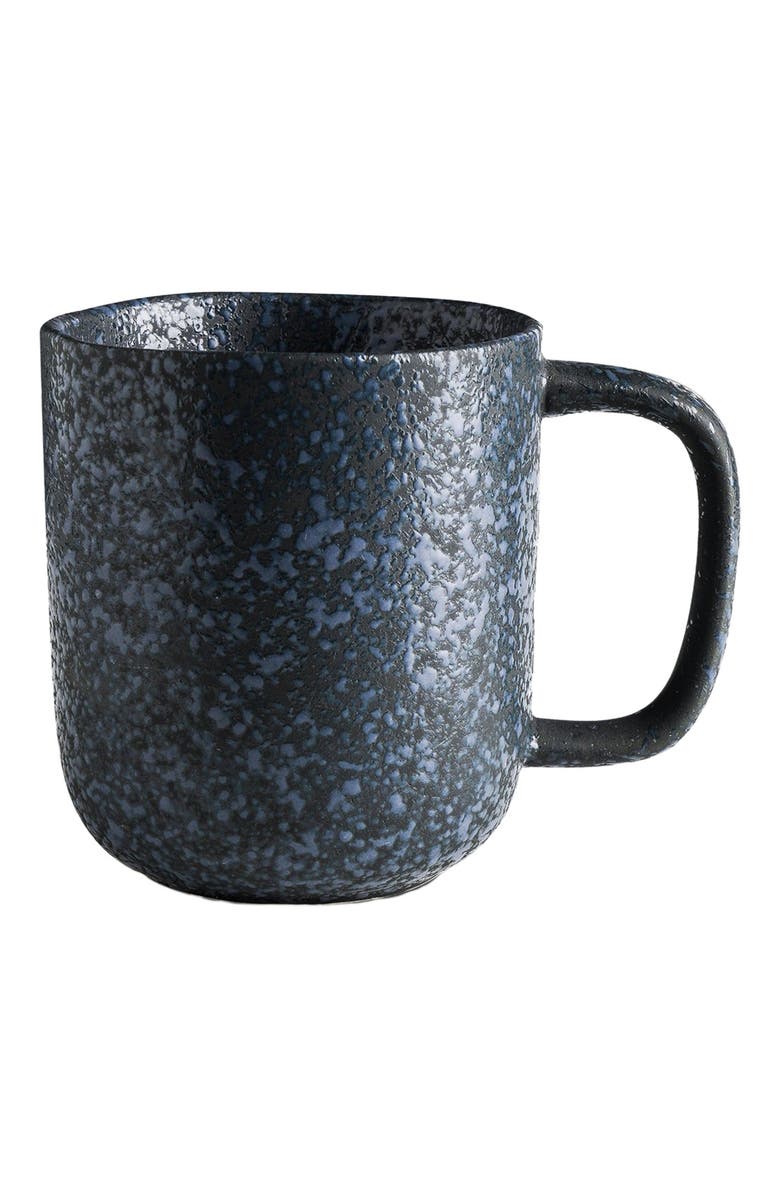 Stone Lain Tom Stoneware 4-Piece Mug Set, Main, color, Gray And Blue