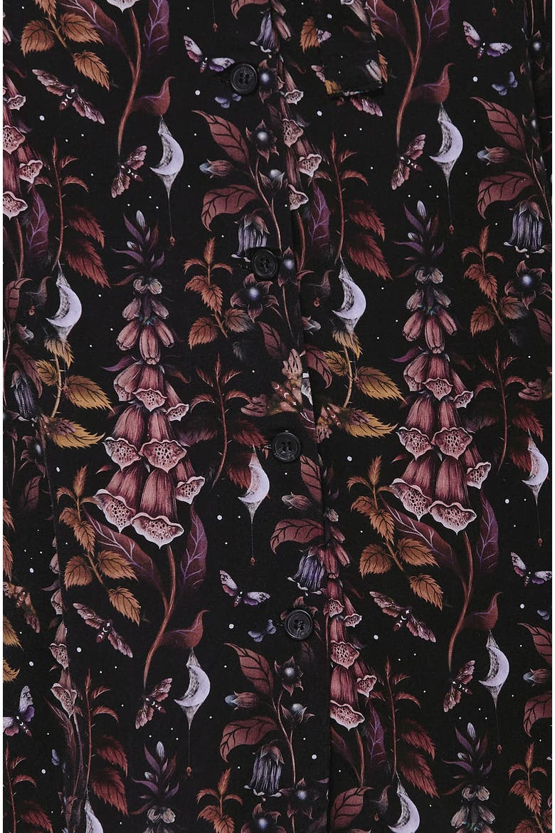 Foxglove Midi Shirt Dress, Alternate, color, Purple