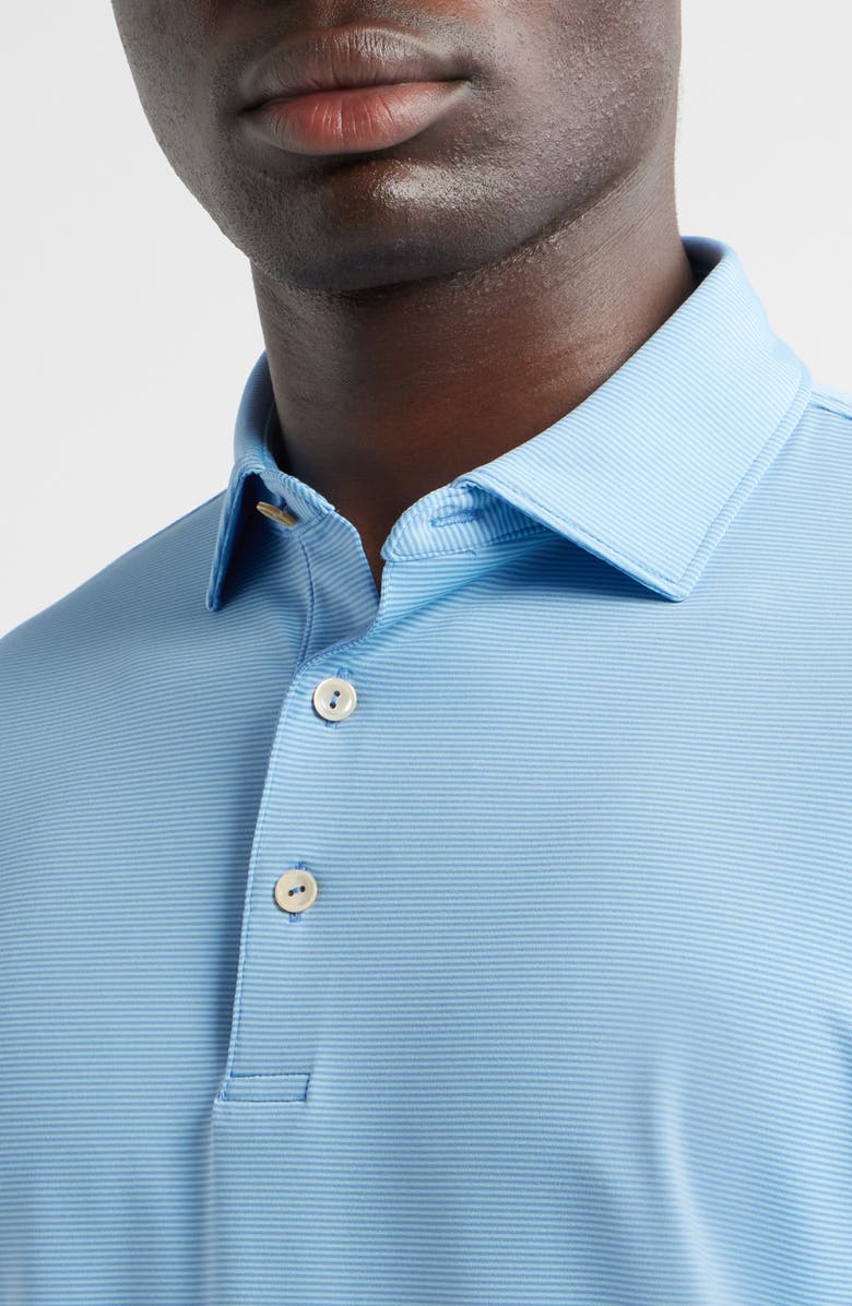 Peter Millar Jubilee Performance Jersey Polo, Alternate, color, Evening Tide