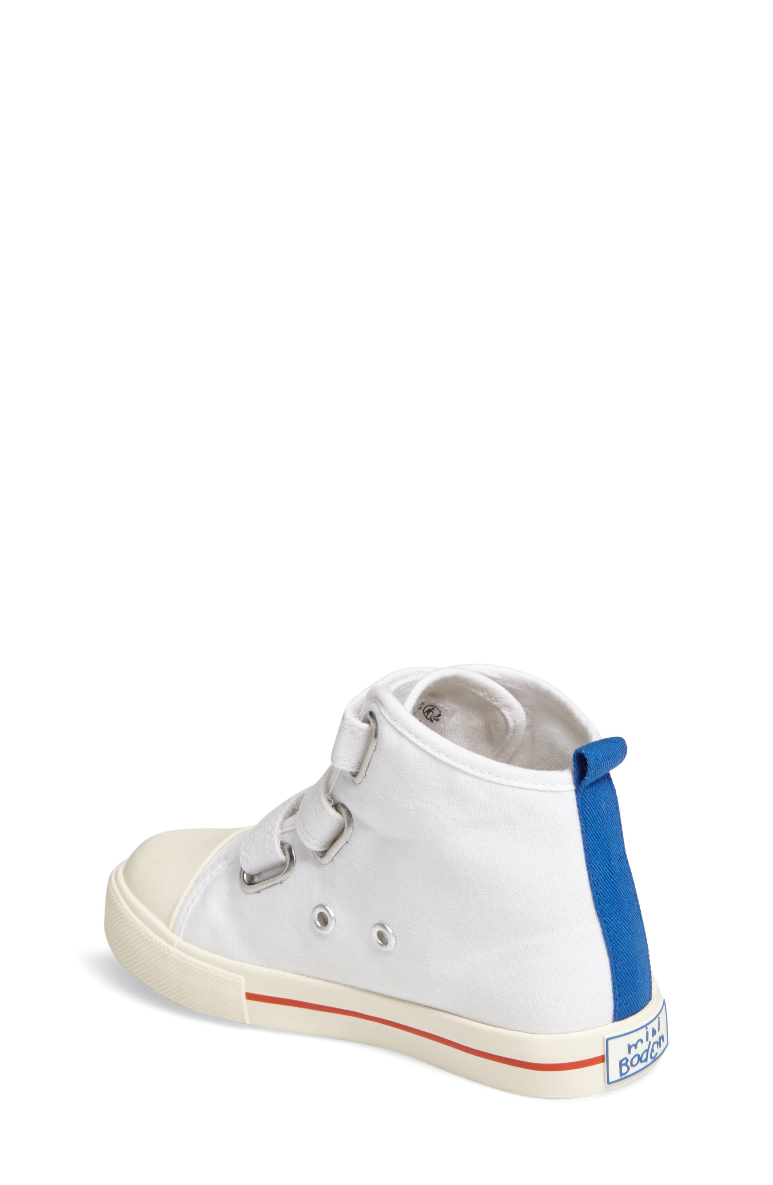 High Top Sneaker, Alternate, color, WHITE