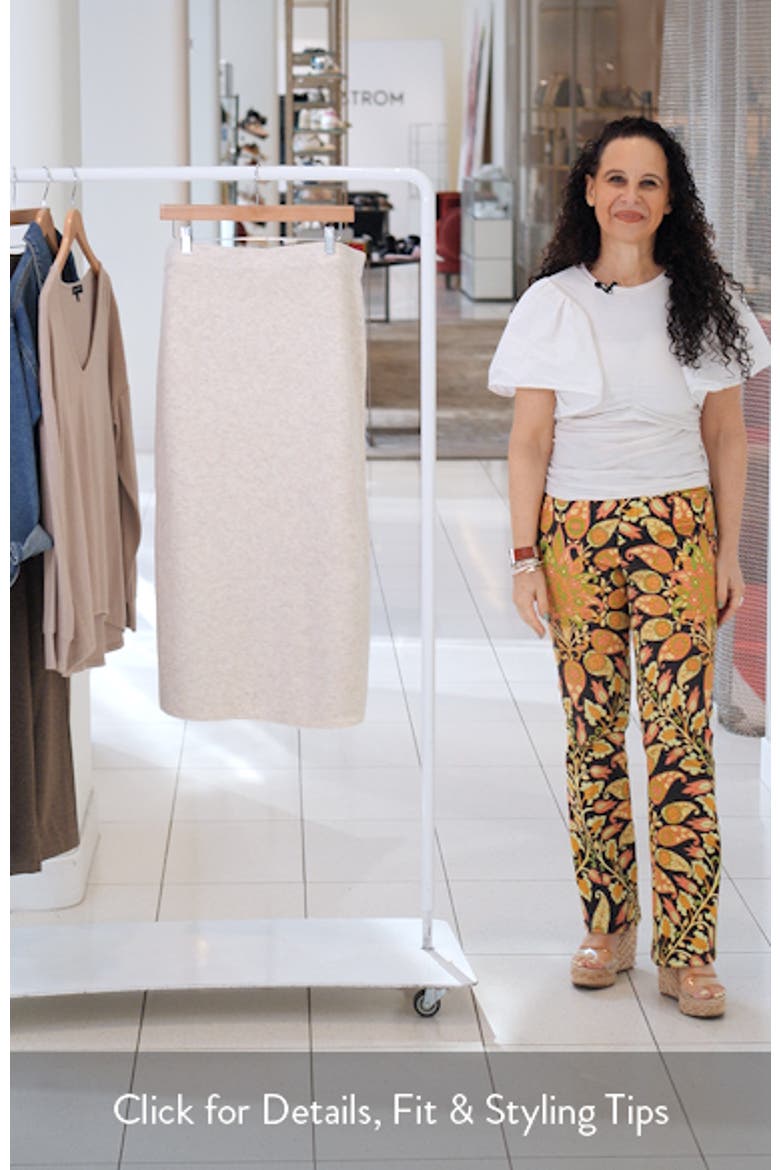 Rib Sweater Midi Skirt video
