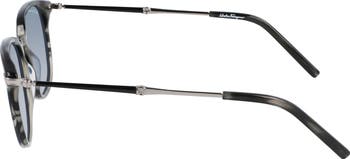 Salvatore Ferragamo 52mm Round Sunglasses
