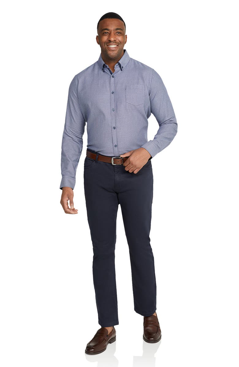 Johnny Bigg Eastwood Geo Print Button-Down Shirt, Alternate, color,