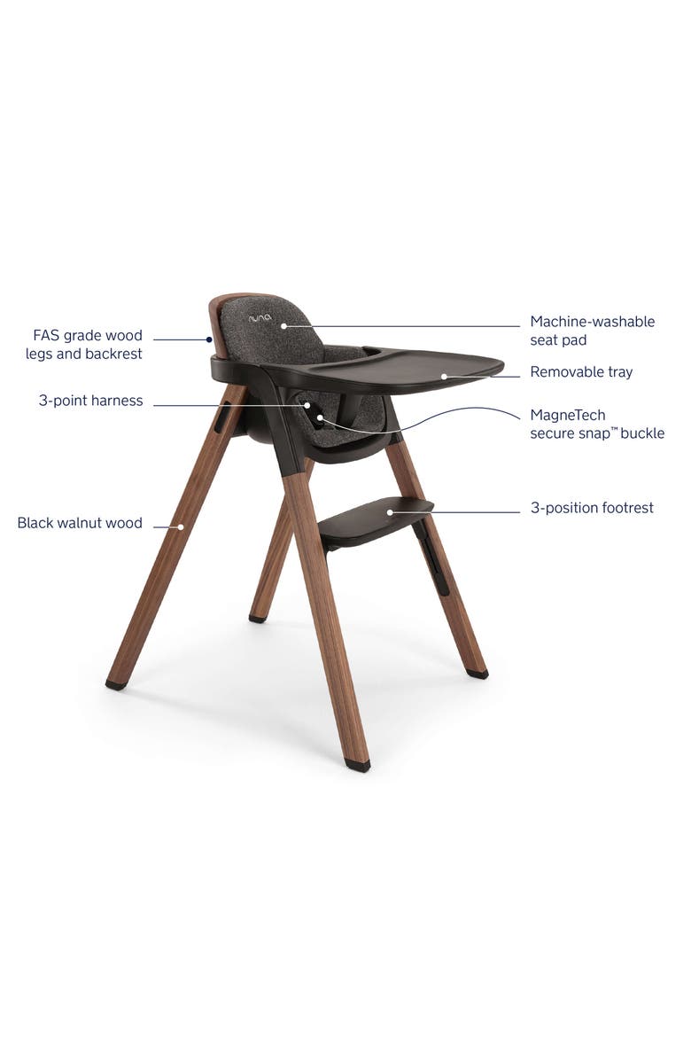 Bryn Heritage High Chair, Alternate, color, SANDERSON