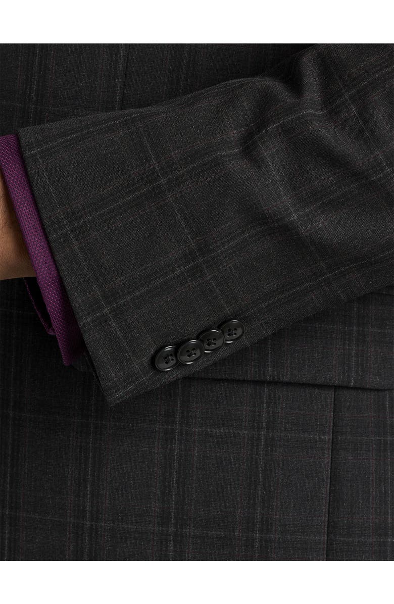 Michael Kors Check Patterned Suit Jacket, Alternate, color, 