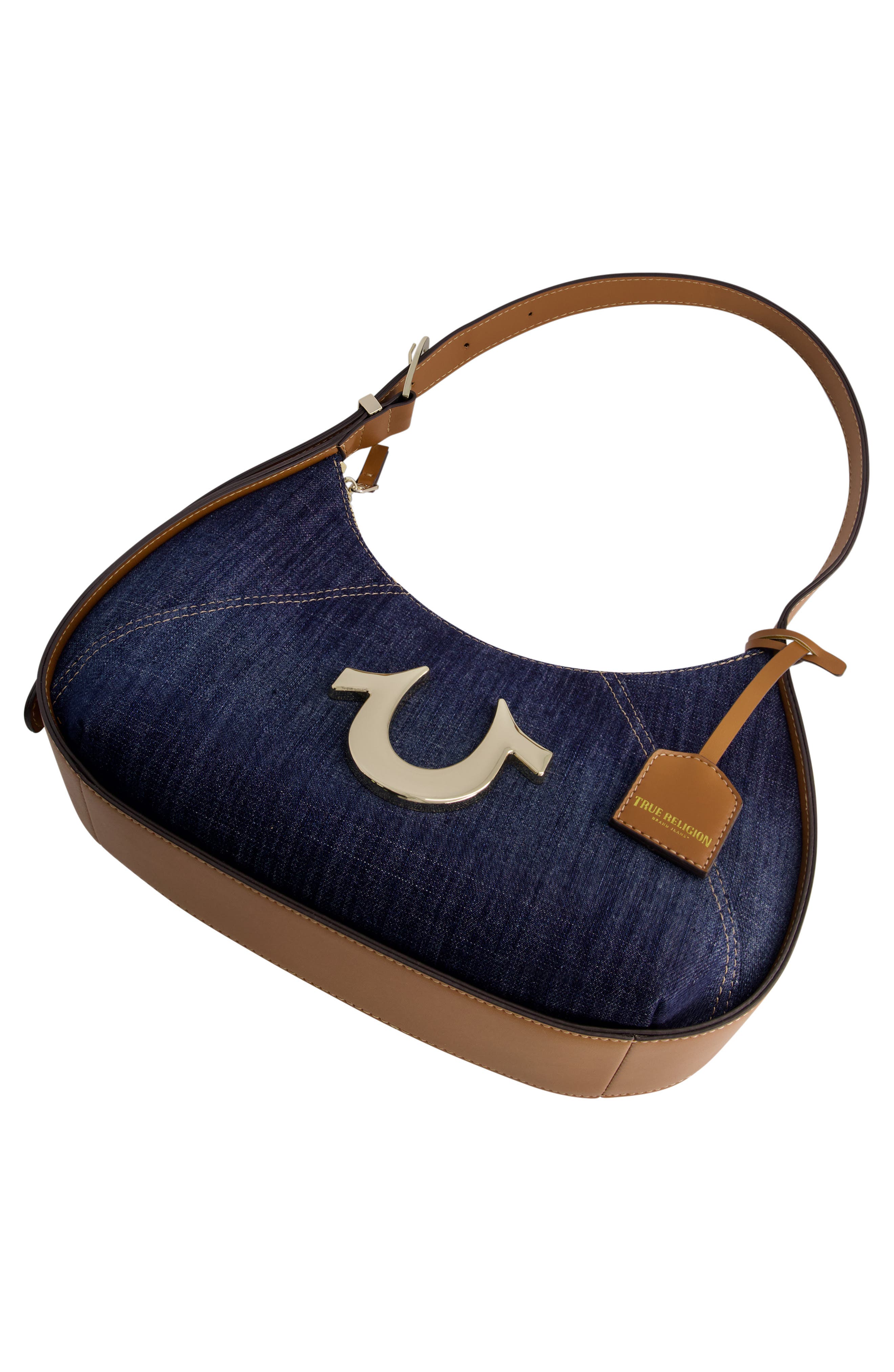 True Religion Brand Jeans Horseshoe Shoulder Bag, Alternate, color, 