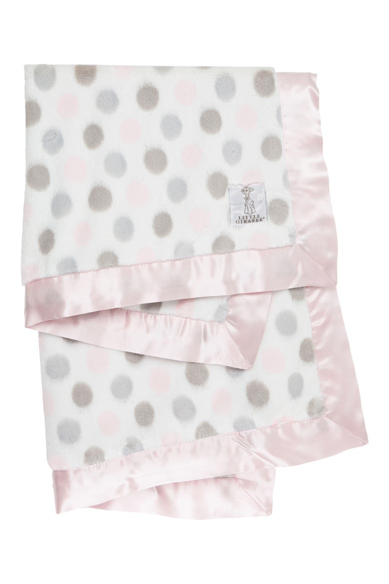 Luxe Dot Blanket, Main, color, PINK