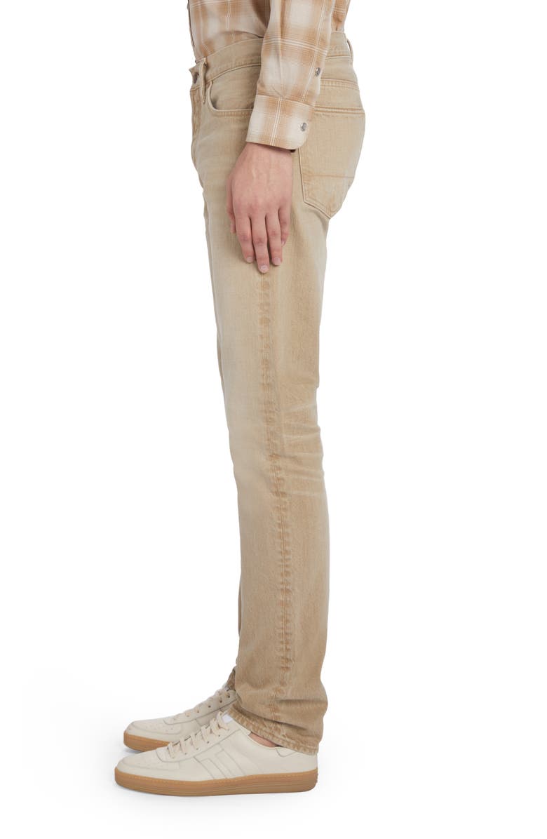 TOM FORD Slim Fit Jeans, Alternate, color, Dark Sand