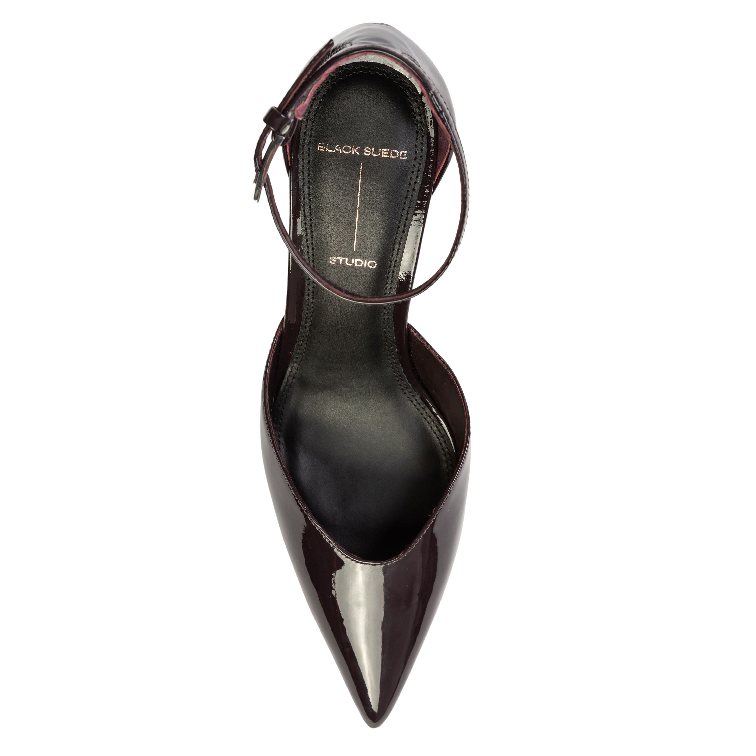 Darcie 80 Patent Pump, Alternate, color, Dark Plum Patent