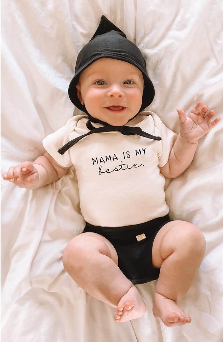 Tenth & Pine Mama is my Bestie Organic Baby Bodysuit, Alternate, color, 