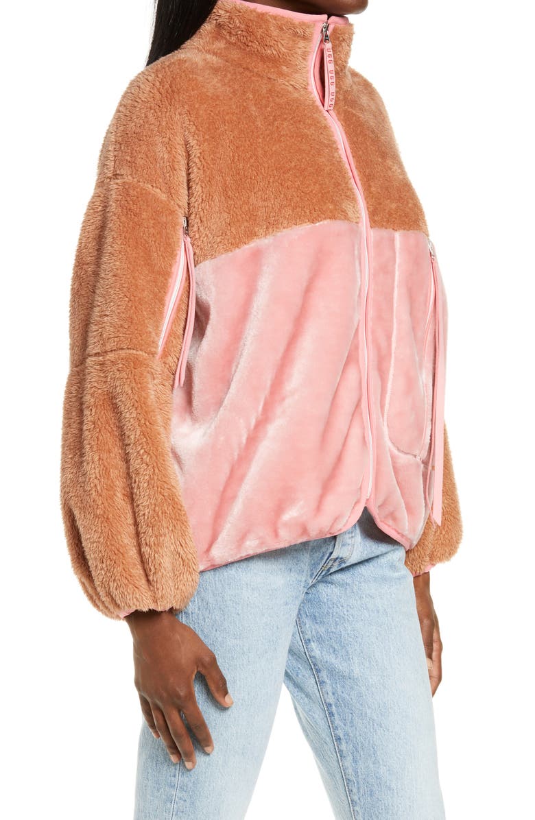 UGG<sup>®</sup> Marlene Faux Fur Jacket, Alternate, color,