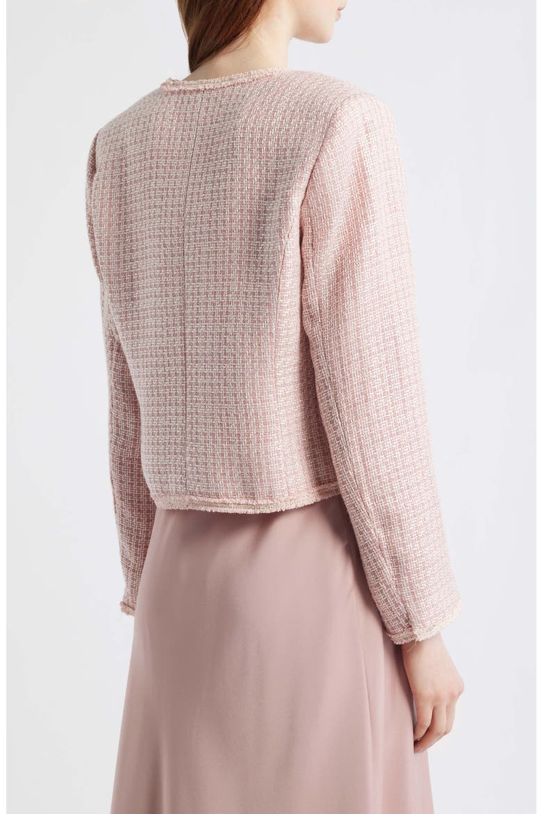 Bouclé Jacket, Alternate, color, SLIPPER PINK