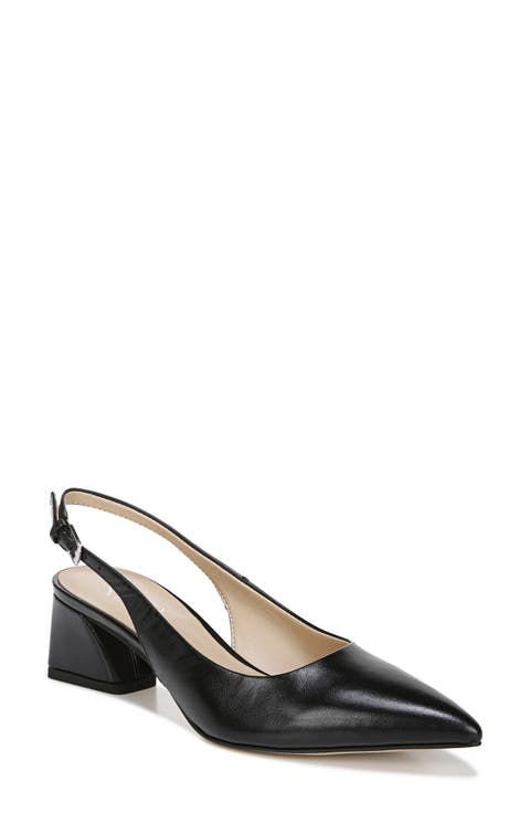 Racer Slingback Pointed Toe Pump (Women)