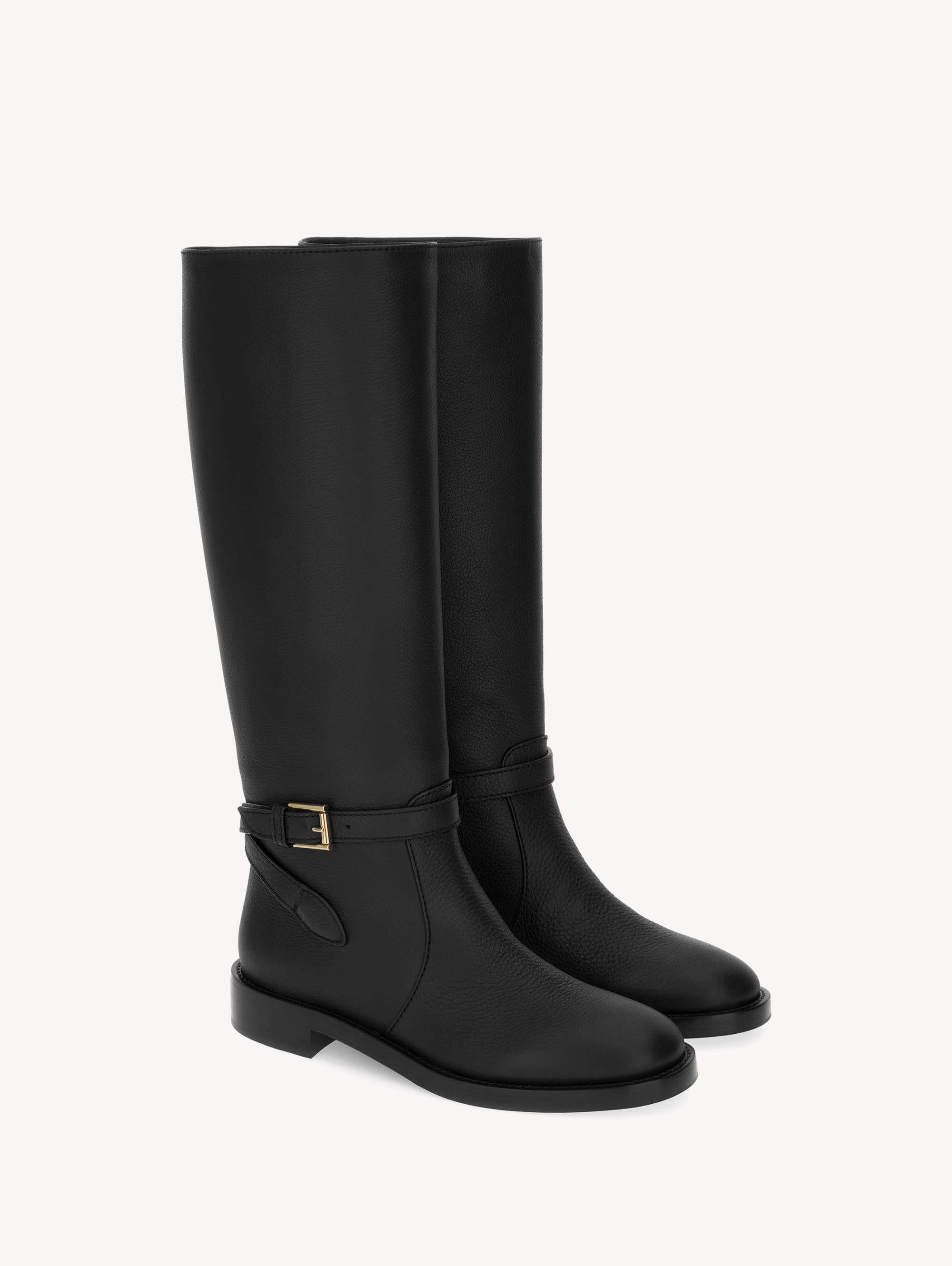 Gianvito Rossi Varenne Boot, Alternate, color, Black Calf Leather