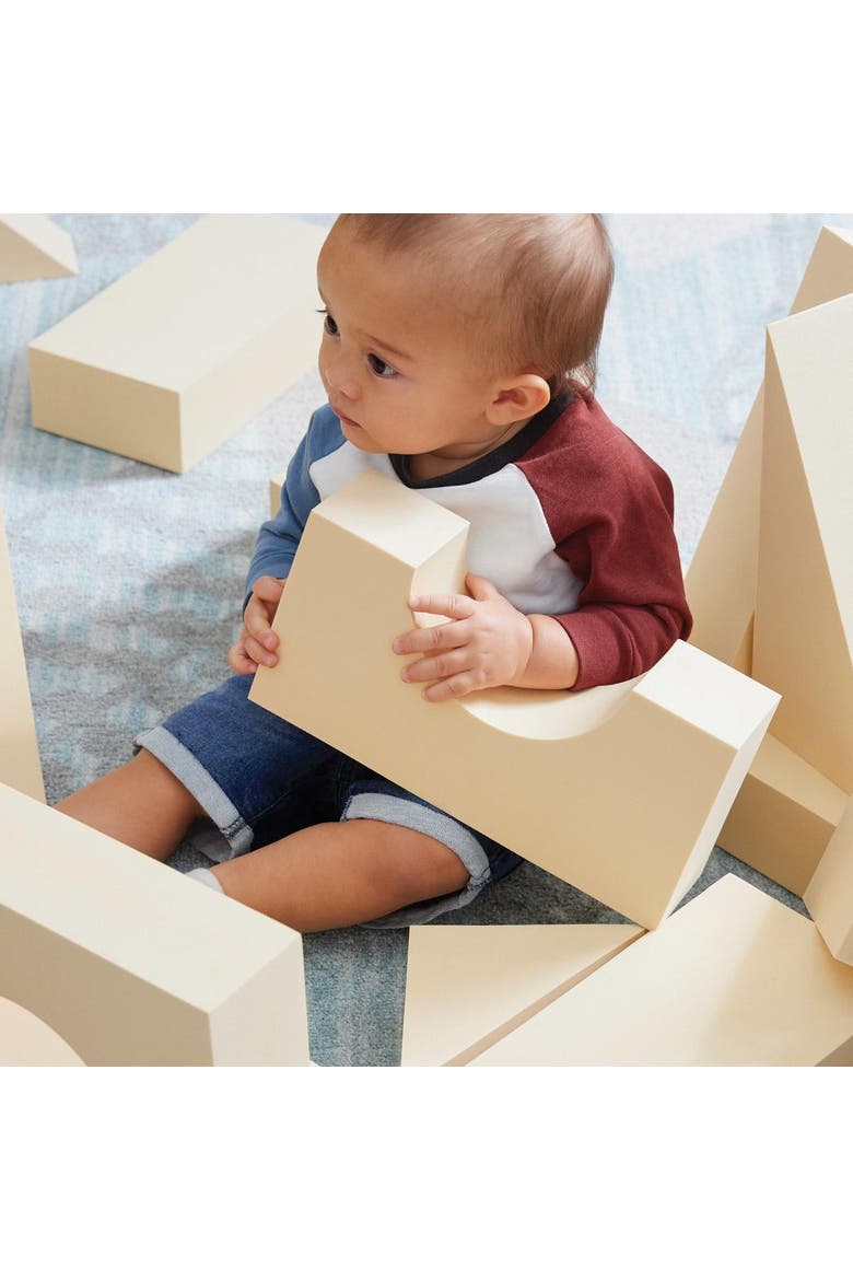 Jumbo Foam Blocks - Natural - 36 Pieces, Alternate, color, Beige