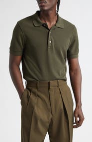 TOM FORD Lyocell & Cotton Piqué Polo