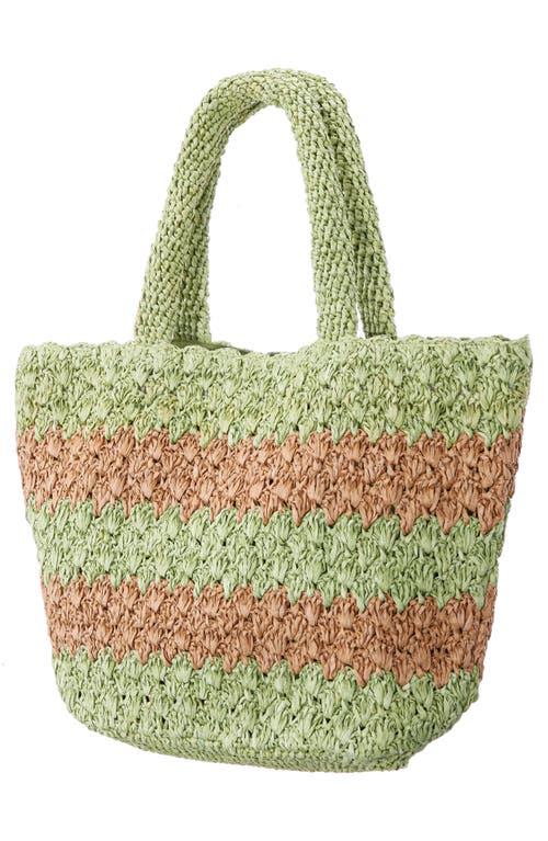 NINA NINA ADAH FAUX RAFFIA TOTE 